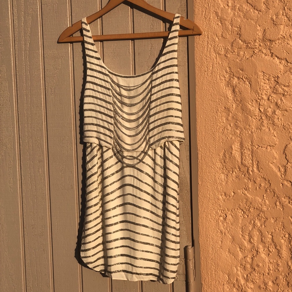 Beaded Alice & Olivia silk dress